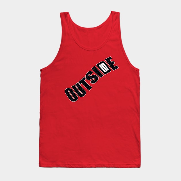 Outside In Logo 2: New Who Tank Top by ATBPublishing